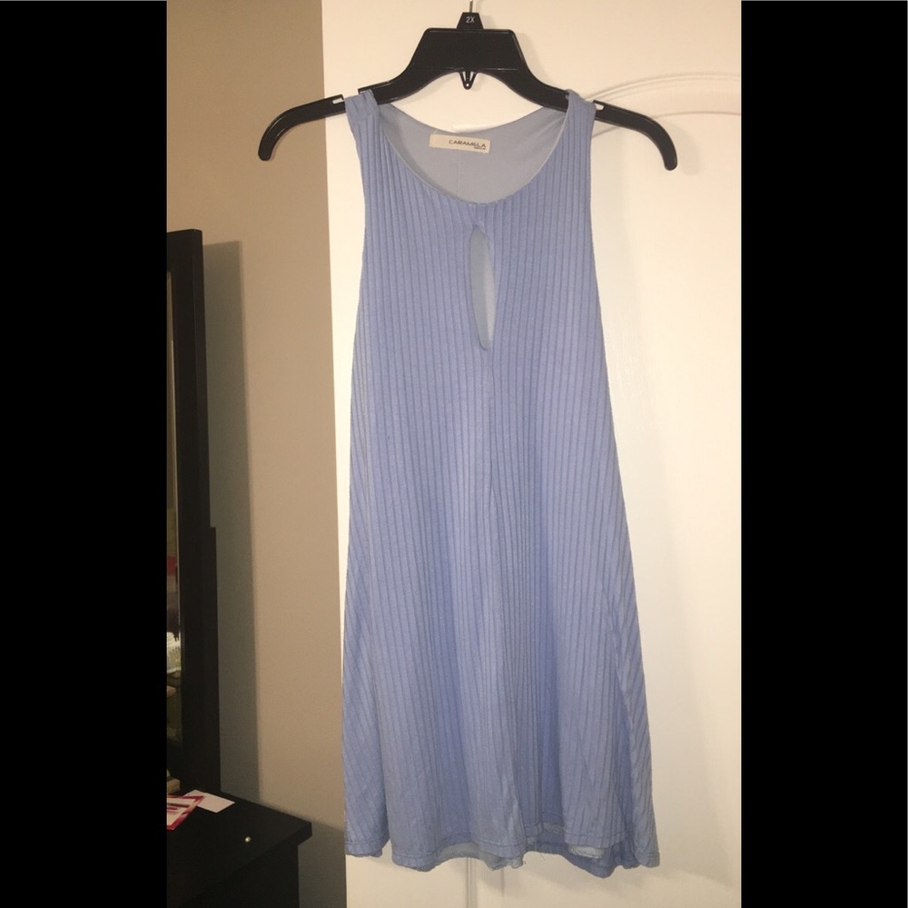 Baby blue dress